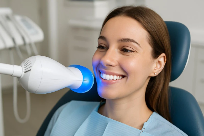 zoom teeth whitening special at city square dental center in vancouver